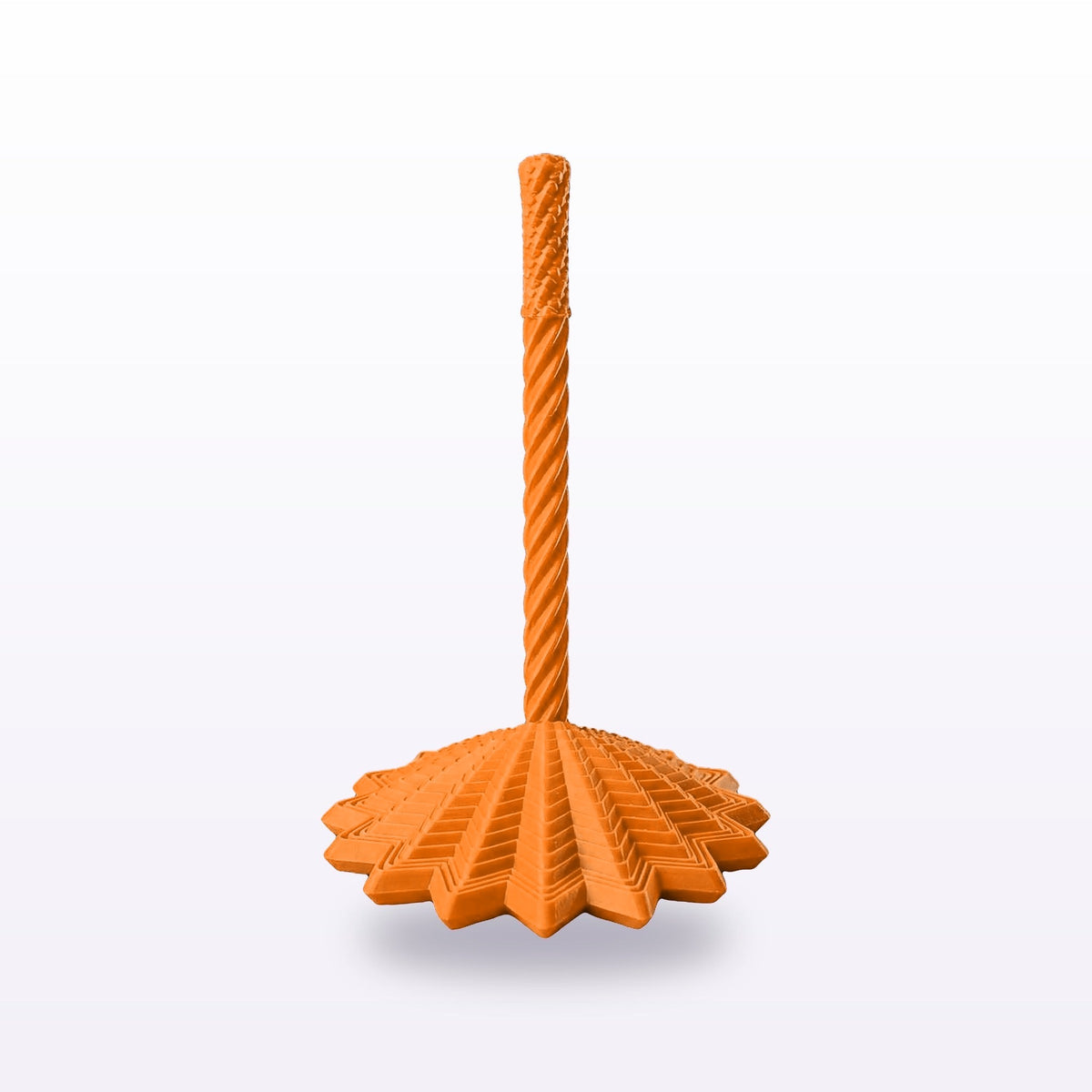 Formex 3D Printed Dahlia Flower Spinning Fidget – Desk Ornament, 10cm, NZ Made in Orange