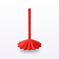 Formex 3D Printed Dahlia Flower Spinning Fidget – Desk Ornament, 10cm, NZ Made in Red