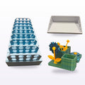 The complete Formex 3D Lab desk set — stand, tray and flower organiser