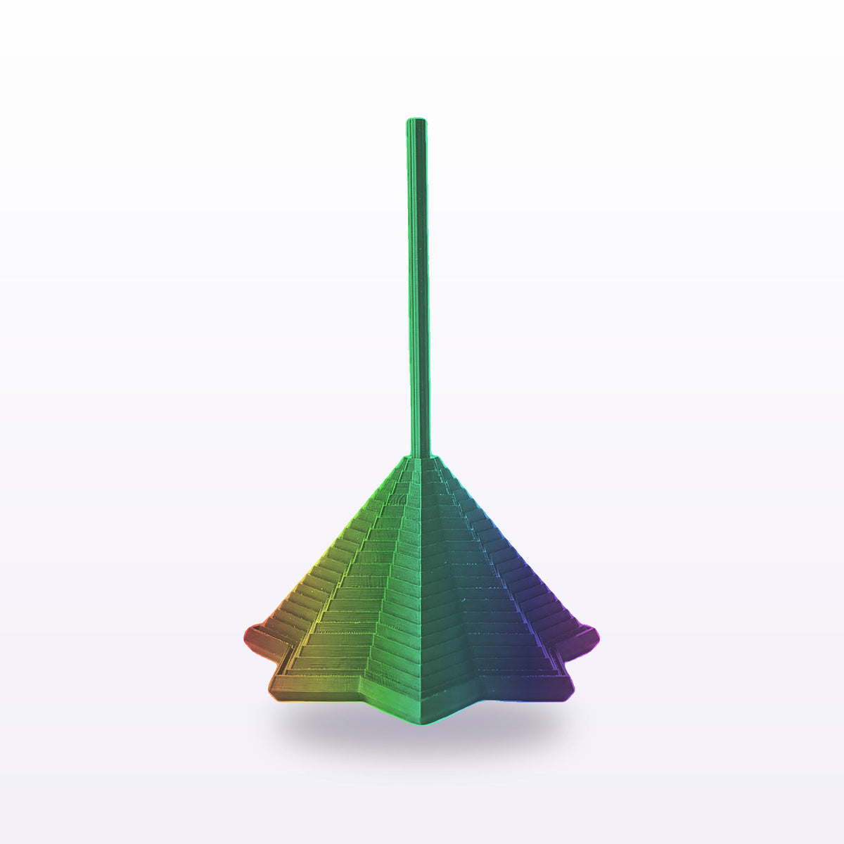 Formex 3D Printed Articulated Flexi Star Desk Fidget – 9cm, NZ Made in Rainbow Silk