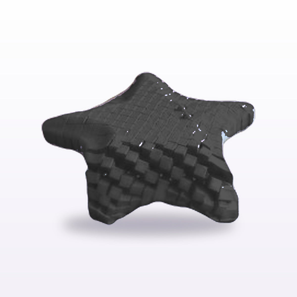 Formex 3D Printed Articulated Flexi Starfish Toy – 13cm, NZ Made in Black
