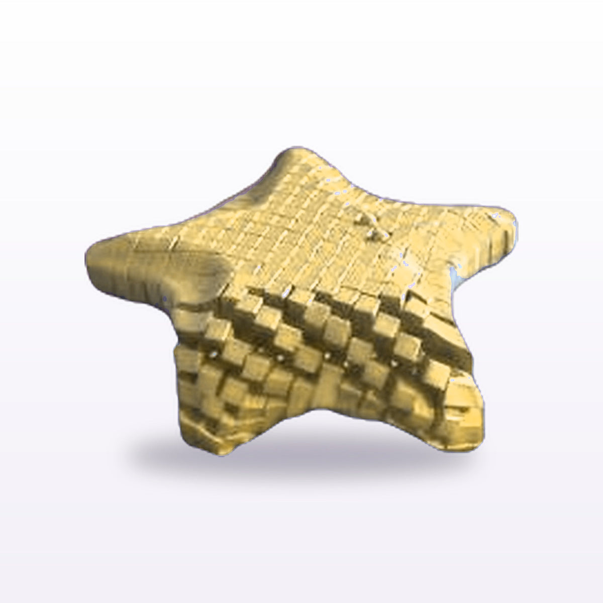 Formex 3D Printed Articulated Flexi Starfish Toy – 13cm, NZ Made in Gold