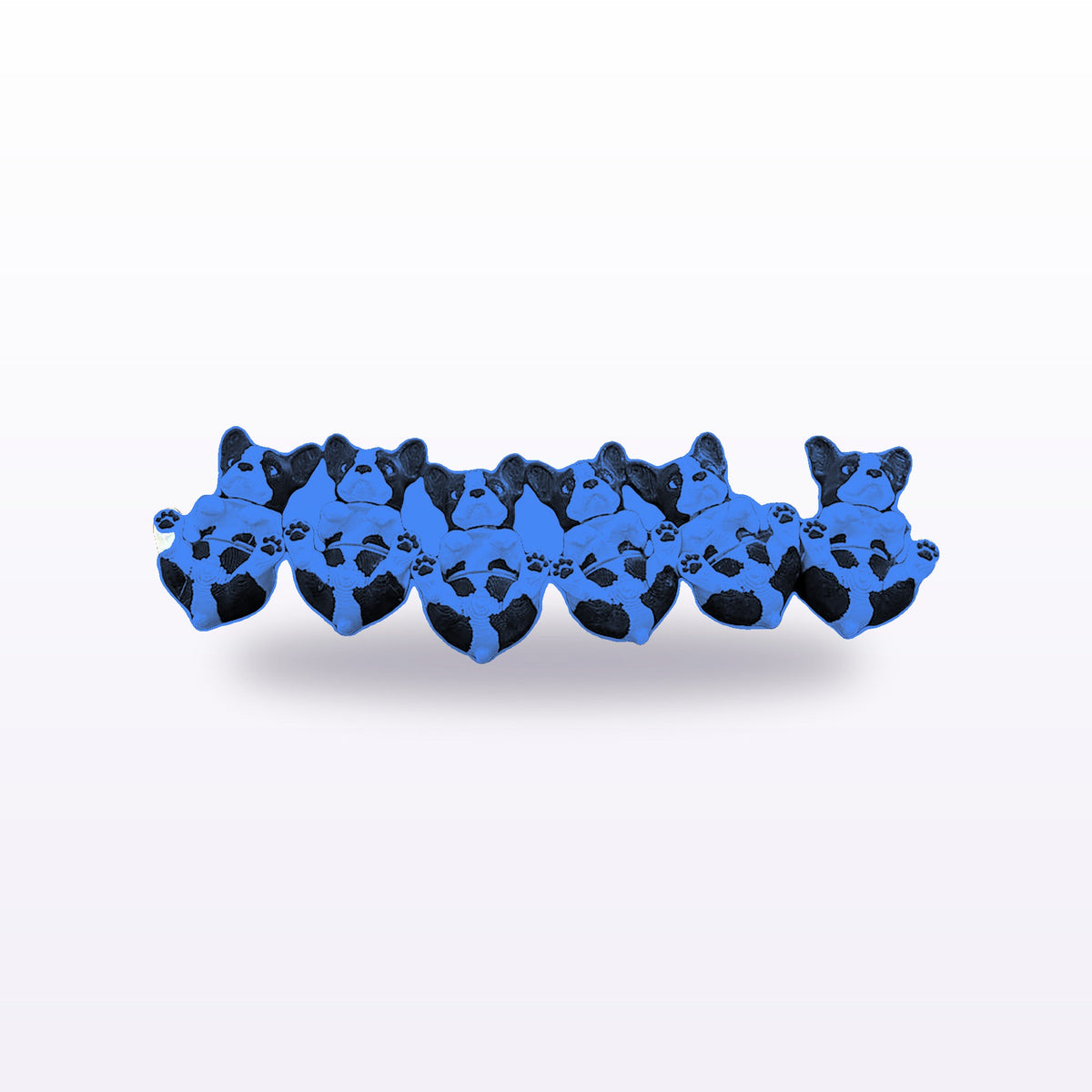 Formex 3D Printed French Bulldog Desk Figure – 6cm, NZ Made in Blue