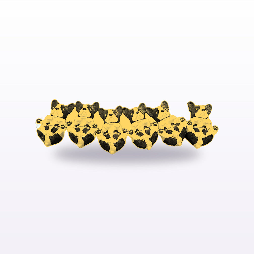 Formex 3D Printed French Bulldog Desk Figure – 6cm, NZ Made in Gold