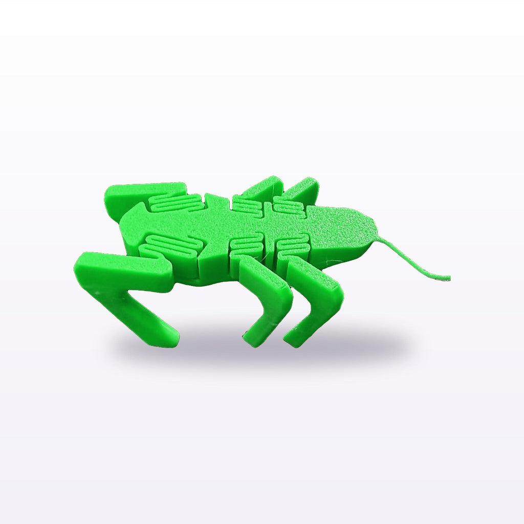 Formex 3D Printed Spring-Loaded Grasshopper Jump Toy – 9cm, NZ Made in Green