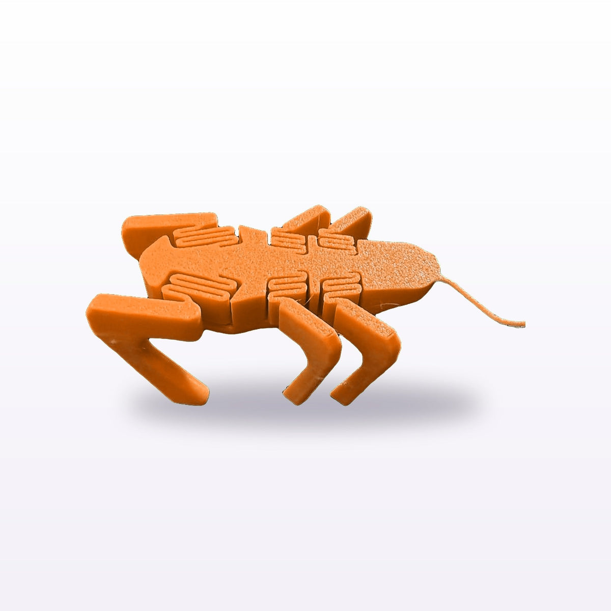 Formex 3D Printed Spring-Loaded Grasshopper Jump Toy – 9cm, NZ Made in Orange