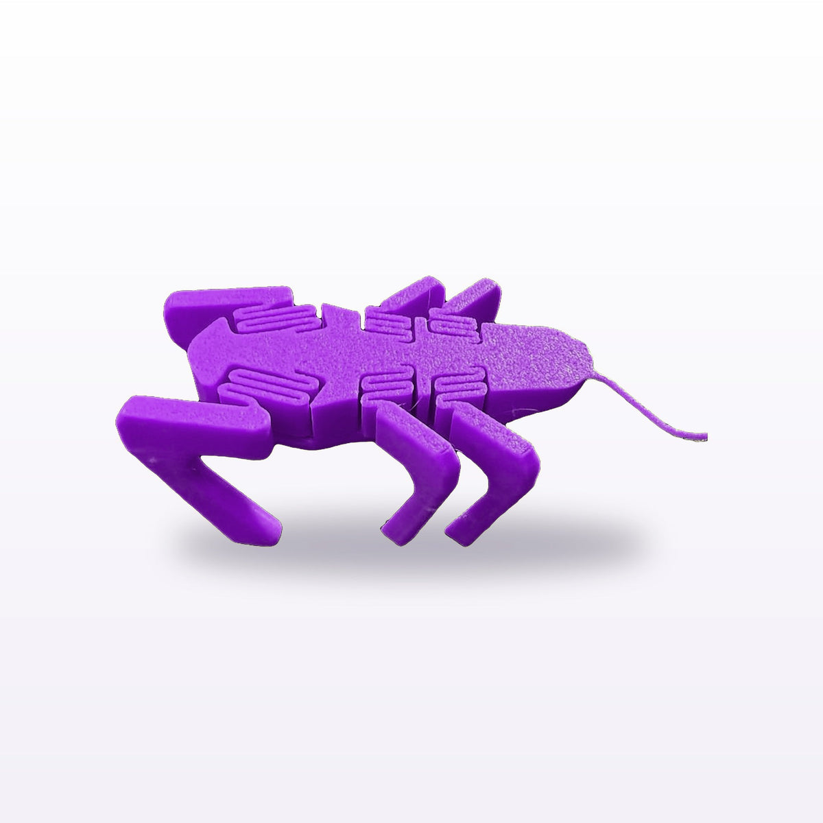 Formex 3D Printed Spring-Loaded Grasshopper Jump Toy – 9cm, NZ Made in Purple