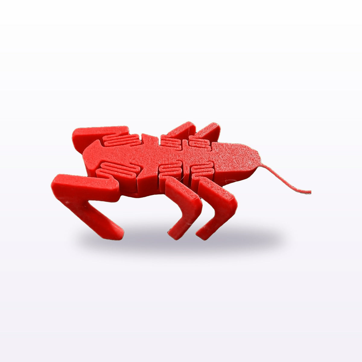 Formex 3D Printed Spring-Loaded Grasshopper Jump Toy – 9cm, NZ Made in Red