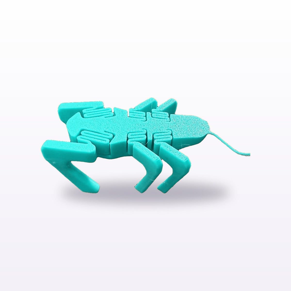 Formex 3D Printed Spring-Loaded Grasshopper Jump Toy – 9cm, NZ Made in Teal
