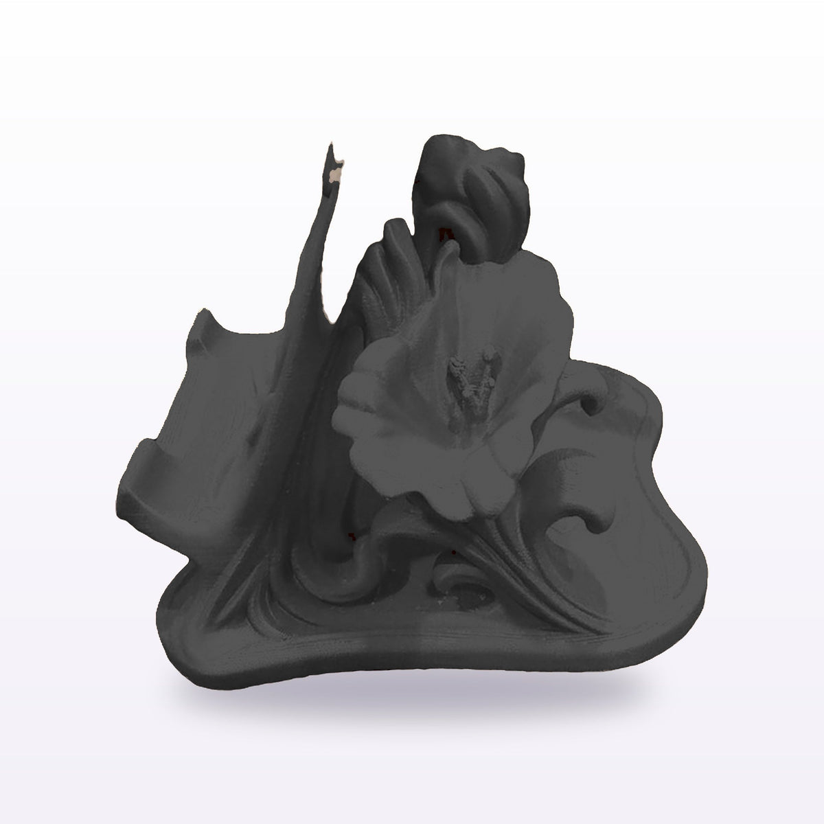 Formex 3D Printed Hummingbird Phone Stand – Sculpted Desk Accessory, 13cm, NZ Made in Black