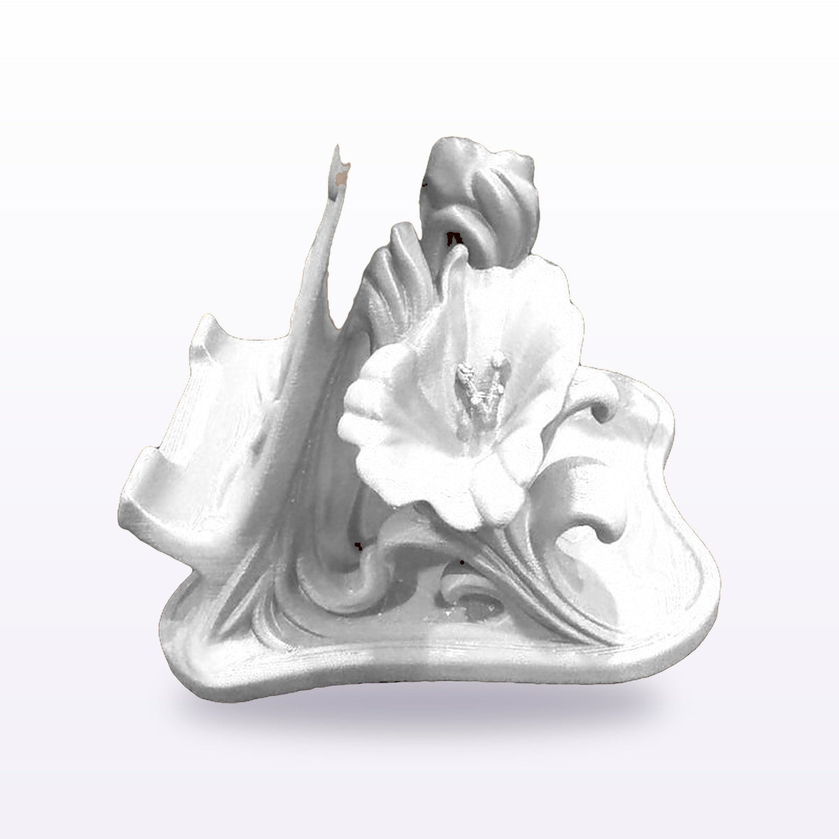Formex 3D Printed Hummingbird Phone Stand – Sculpted Desk Accessory, 13cm, NZ Made in White