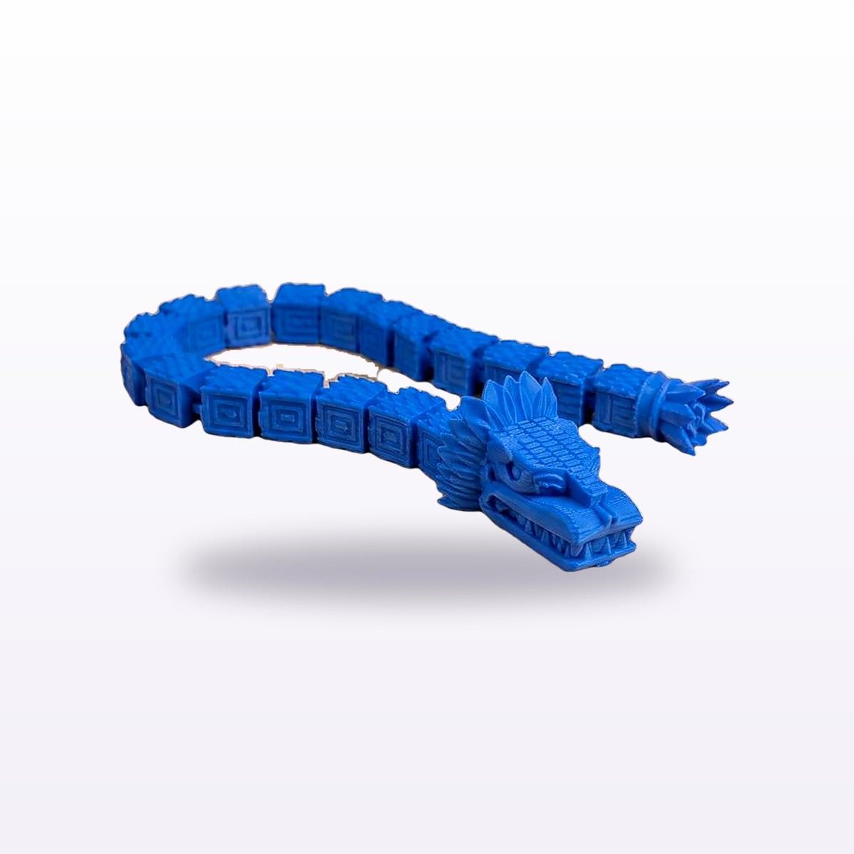 Large flexi dragon in blue