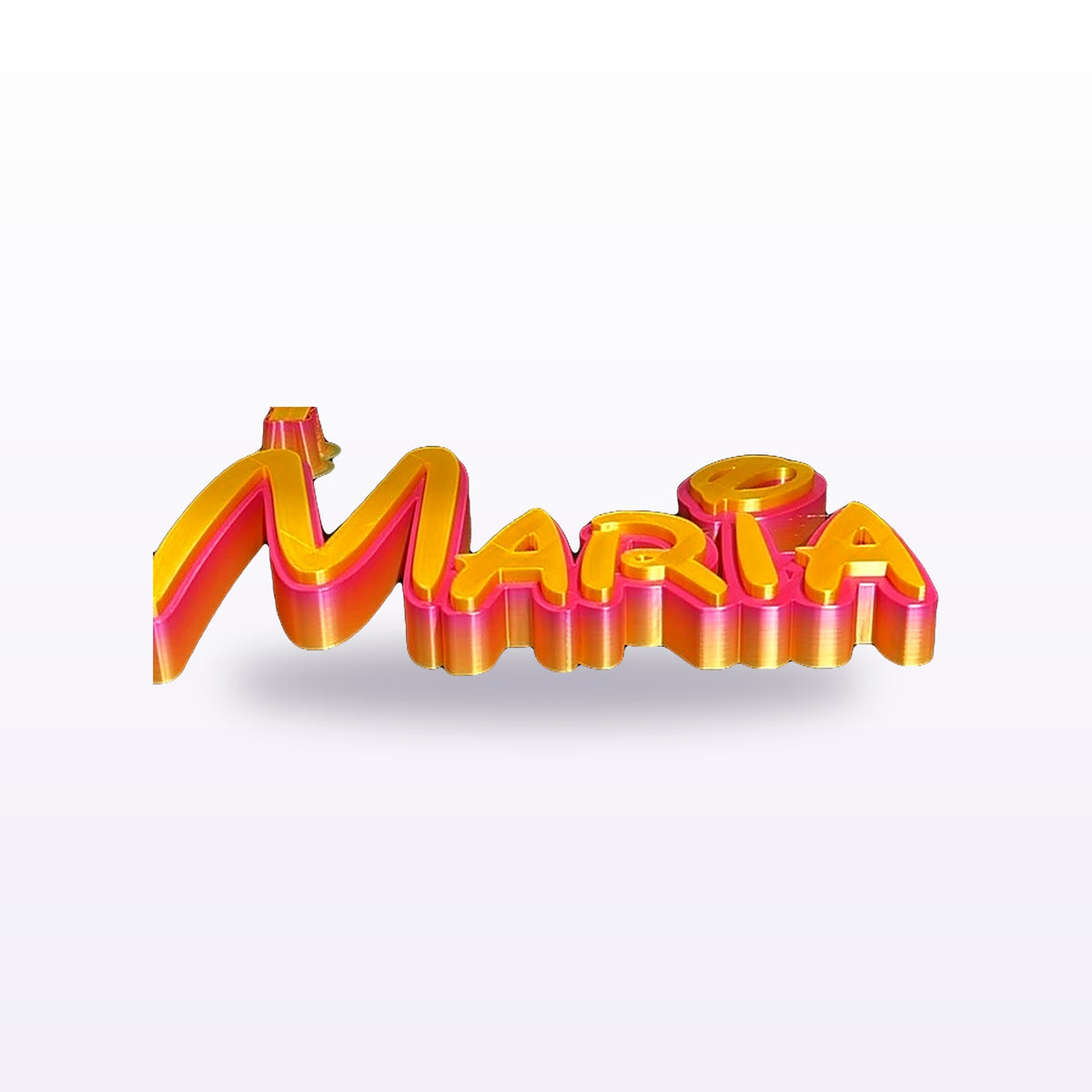 Personalised 3D Name Sign — 3D printed by Formex 3D Lab, Auckland New Zealand