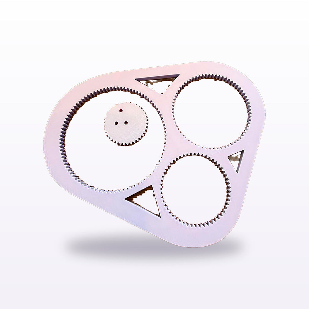 Spirograph drawing tool, from above