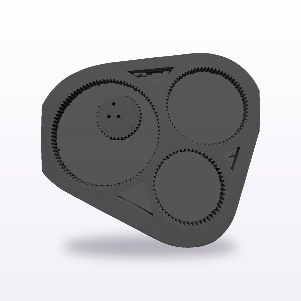 Formex 3D Printed Spirograph Drawing Tool – Geared Spiral Art Toy, 16cm, NZ Made in Black