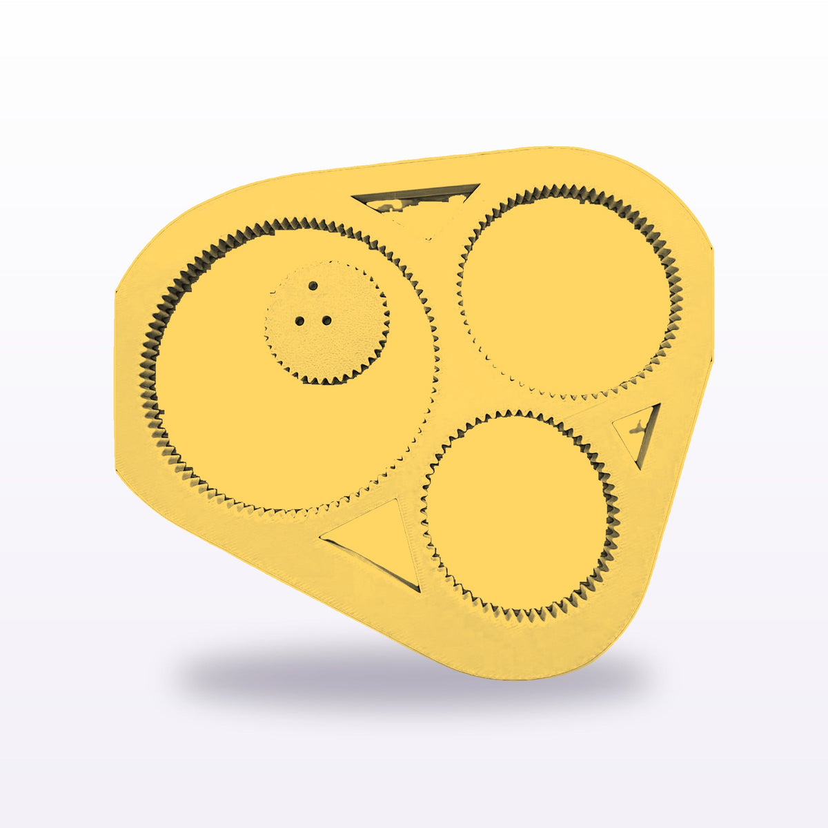 Formex 3D Printed Spirograph Drawing Tool – Geared Spiral Art Toy, 16cm, NZ Made in Gold