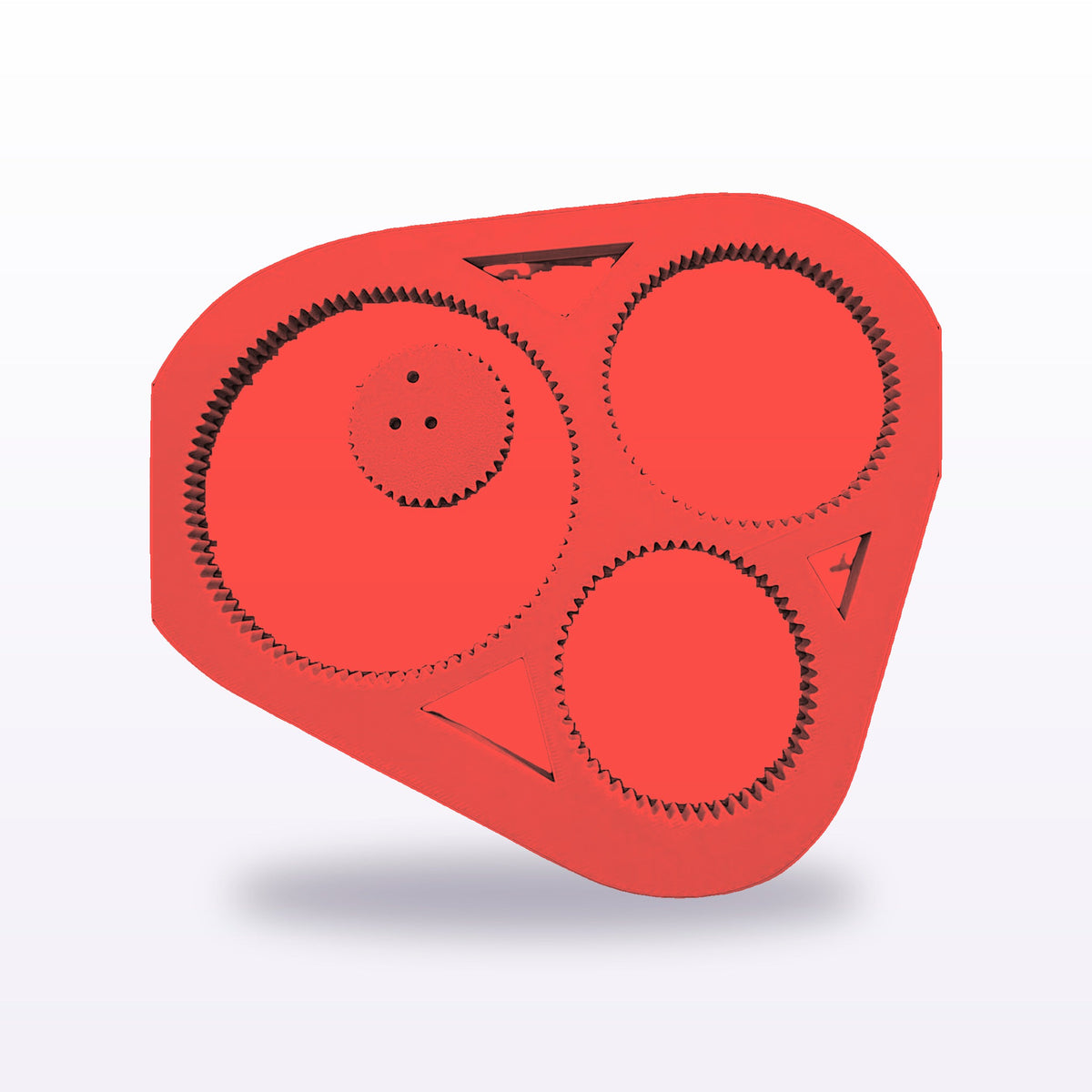 Formex 3D Printed Spirograph Drawing Tool – Geared Spiral Art Toy, 16cm, NZ Made in Red