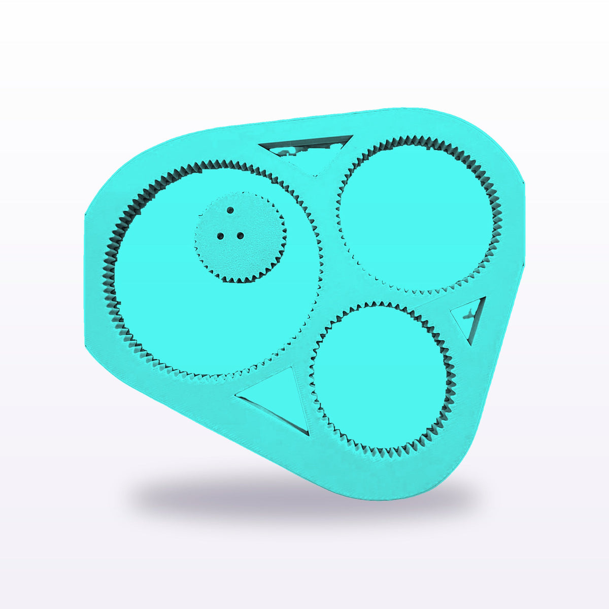 Formex 3D Printed Spirograph Drawing Tool – Geared Spiral Art Toy, 16cm, NZ Made in Teal